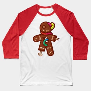 Zombie gingerbred man Baseball T-Shirt